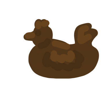 poule en chocolat