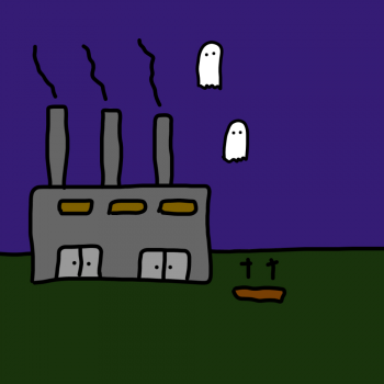 Une usine lugubre